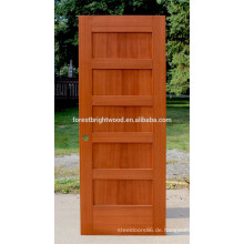 Stile und Schiene 5 Panel Eiche Holz Tür Shaker Tür
